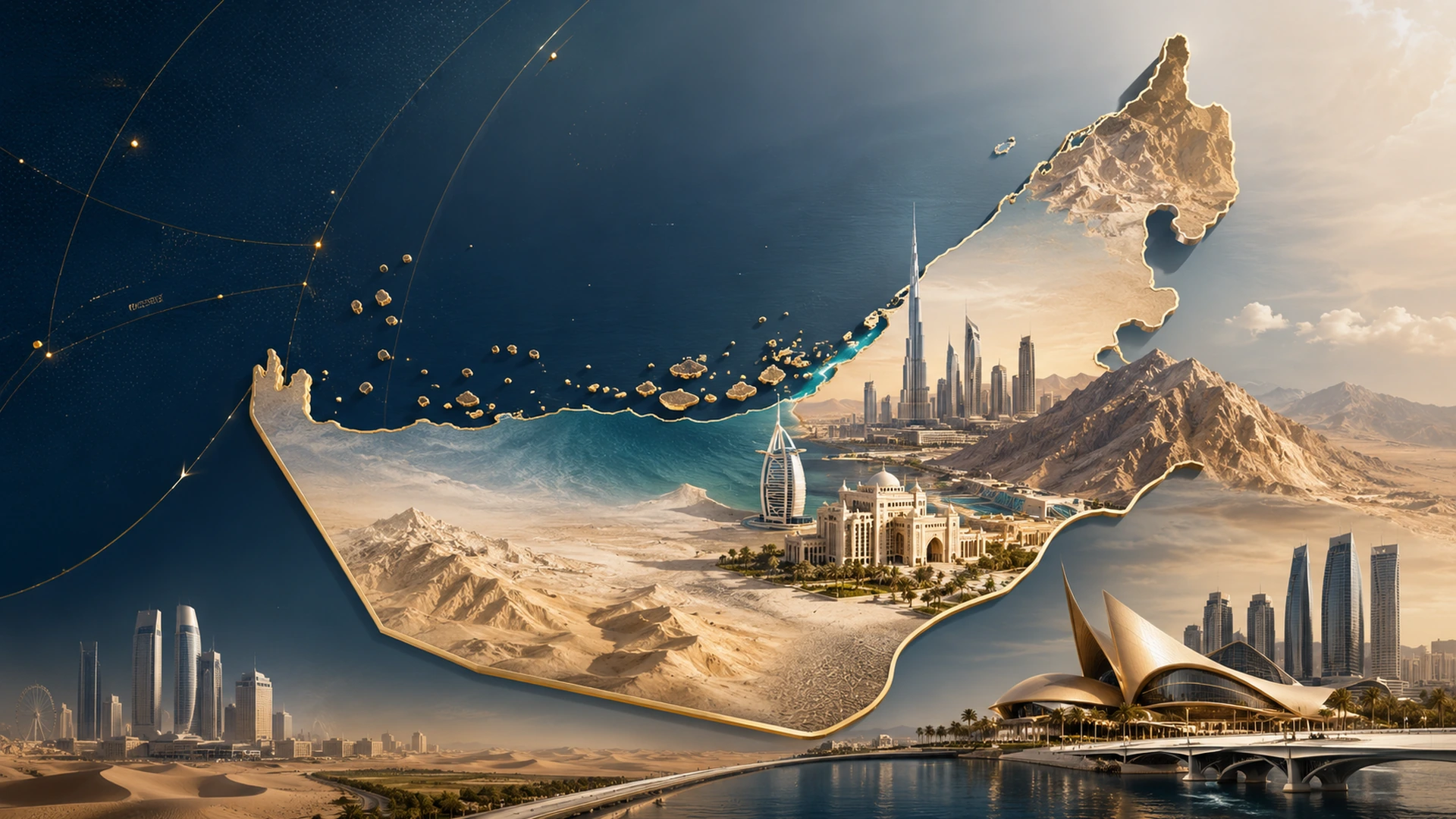 خريطة رقمية لدليل الإمارات وخدمات بيت الريف